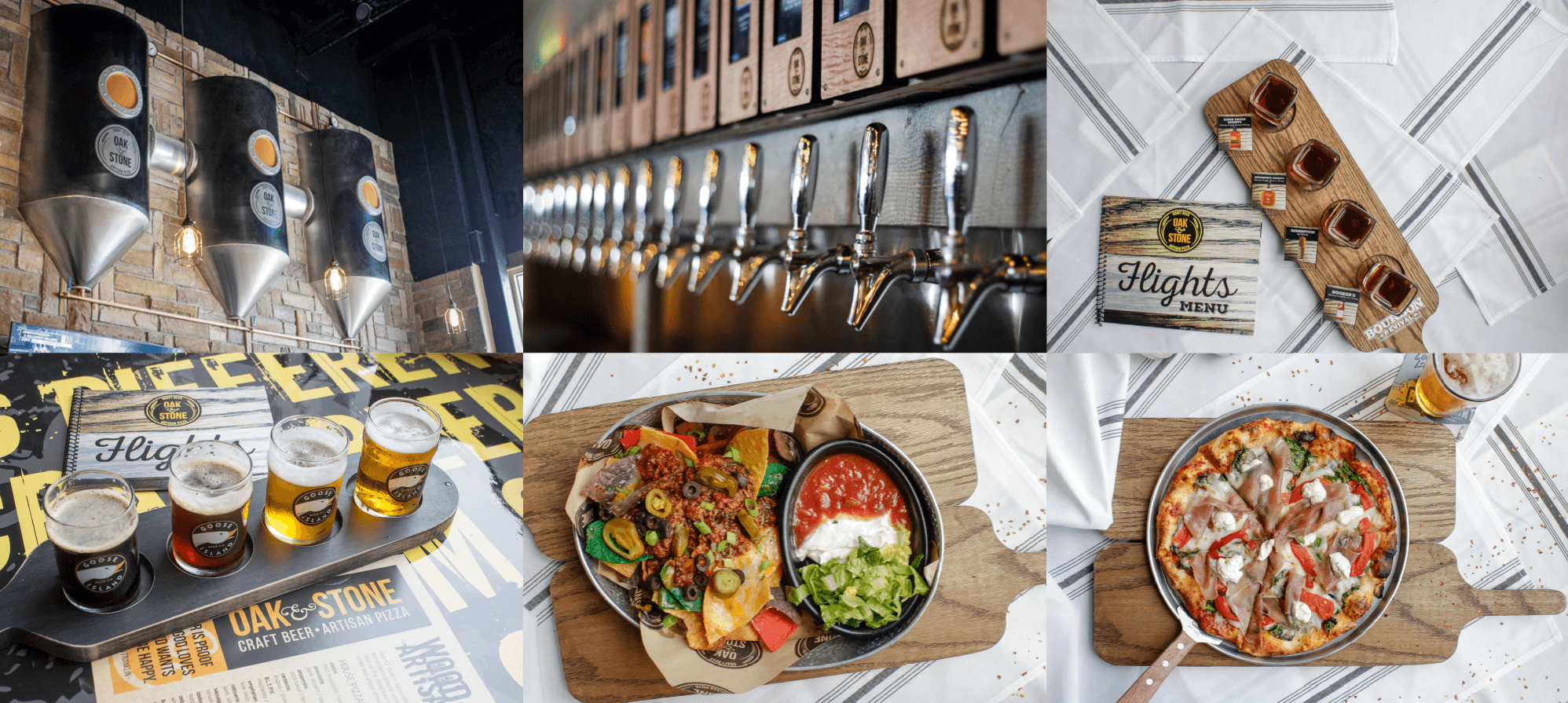 Photos featuring Oak and Stone food and beer