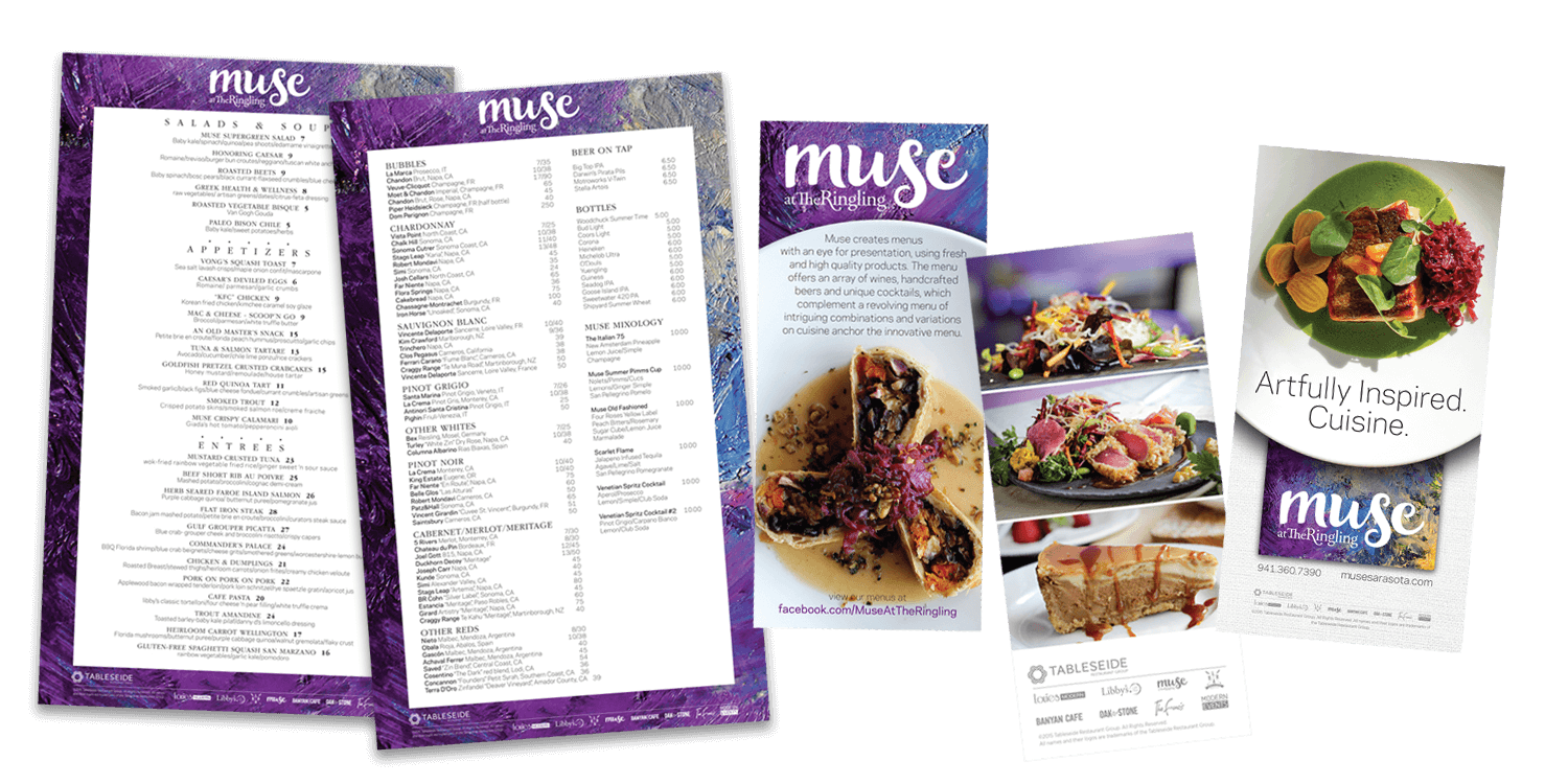 Muse Menus